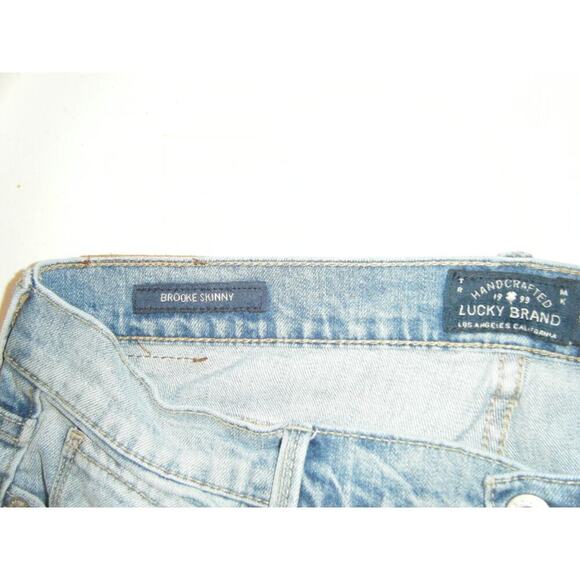 Lucky Brand Size 12/31 Brooke Skinny Light Washed Women's Jeans - Picture 3 of 7